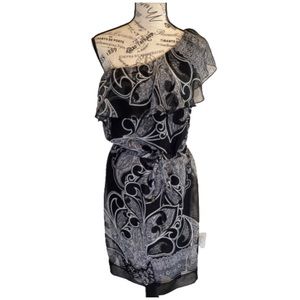 One Shoulder Ruffle Dress